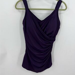 Lands' End Women's Slender Suit, specifically a Grecian-style one-piece 12 DDD